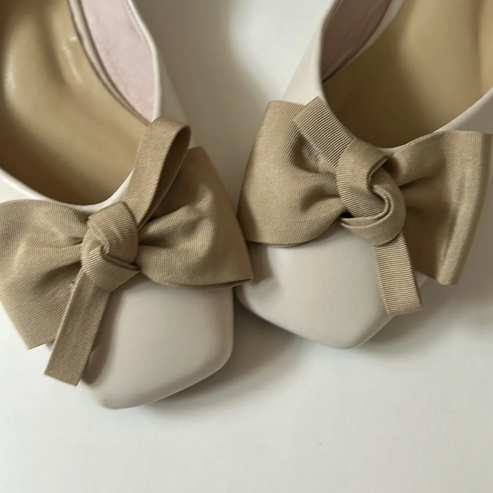 C.Paravano Bow Ballerina Flats - Picture 9 of 9